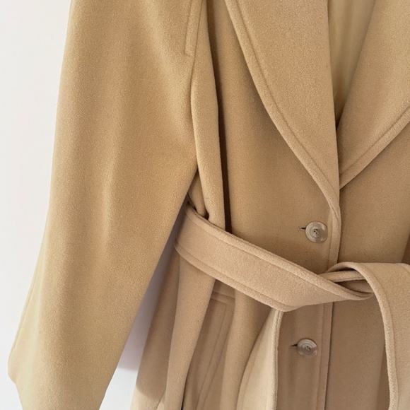 Mondi Sports Vintage Wool Teddy Trench Coat M - Picture 2 of 5